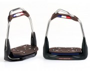 AIR'S Stirrups 10 - 30 : inclined tread, angled eye.-personnalisable - Freejump